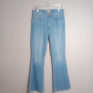 MOTHER Sky Wash Flare Jeans